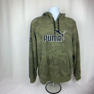 Puma Hoodie Large Green